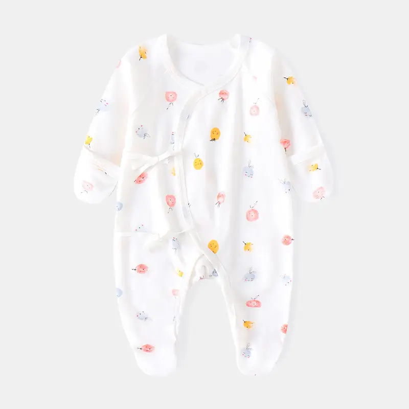 Baby Cotton Footless Suit Spring Autumn 0-6M - Image 7