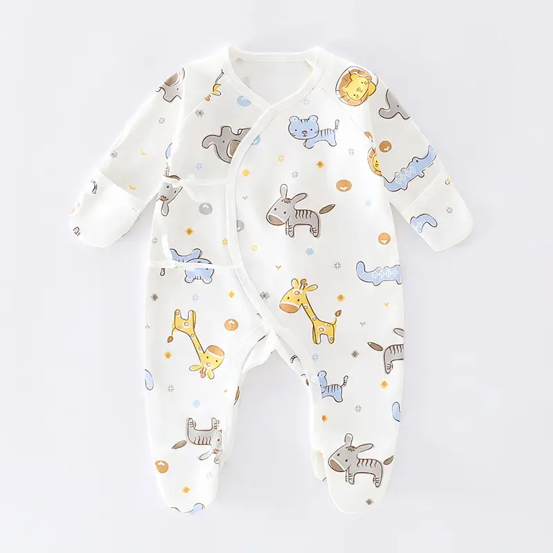 Baby Cotton Footless Suit Spring Autumn 0-6M - Image 9