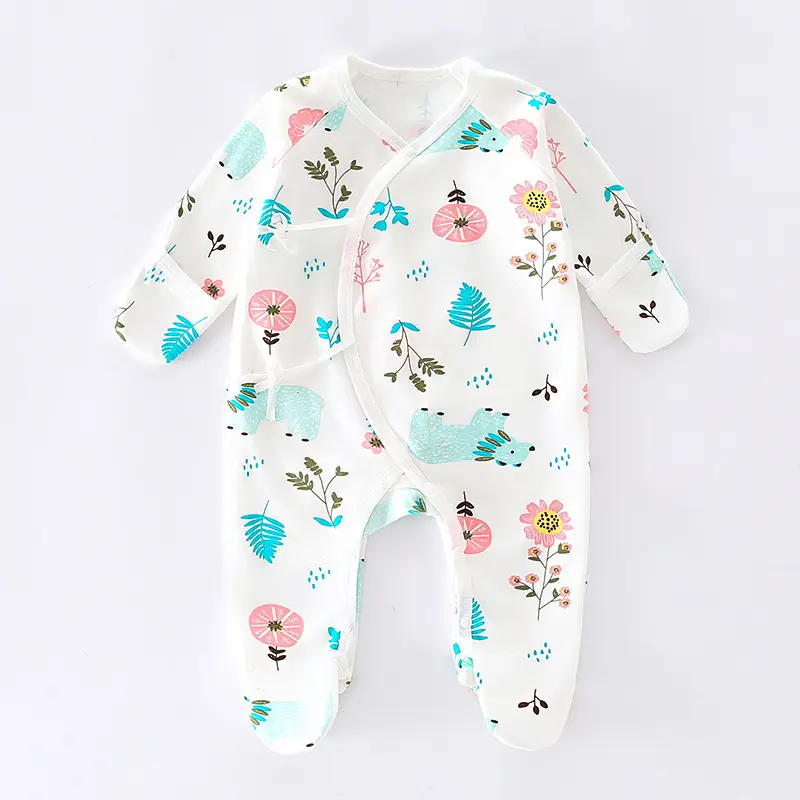 Baby Cotton Footless Suit Spring Autumn 0-6M - Image 10