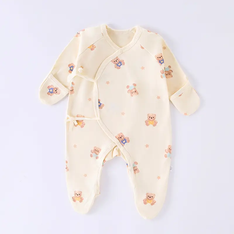 Baby Cotton Footless Suit Spring Autumn 0-6M - Image 16