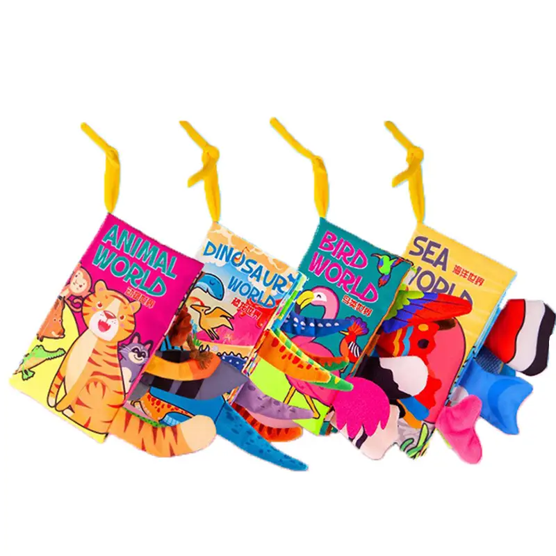 Baby Chewable Cloth Book with Tail Design - Image 28