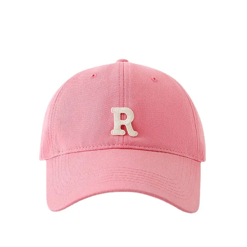 Men Adjustable Cuff Baseball Cap Beige R Logo - Image 16