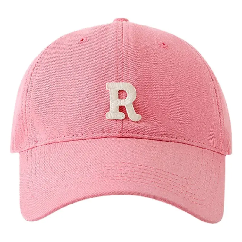 Men Adjustable Cuff Baseball Cap Beige R Logo