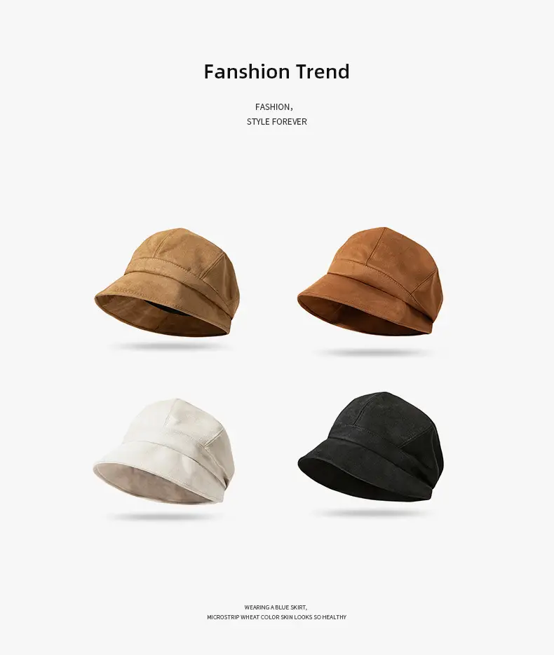 Three-In-One Beret Women Black Small Face Winter Pile Duck Tongue Octagonal Hat — feature 2