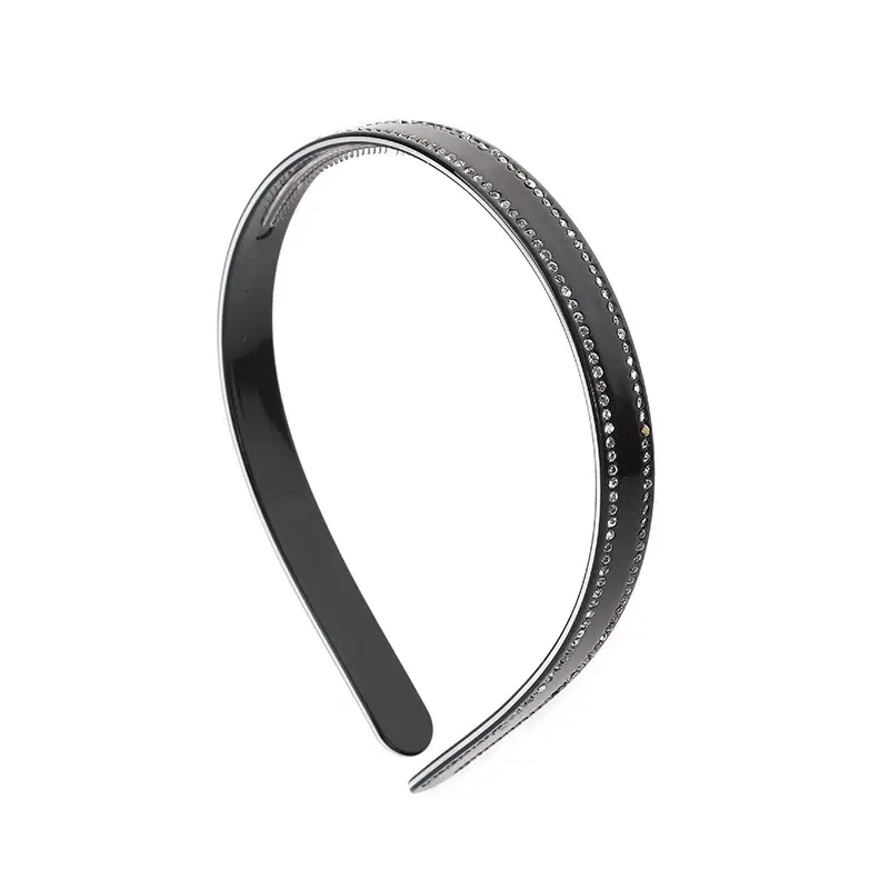 Autumn & Winter Acetic Acid Hair Band with Diamond Trace