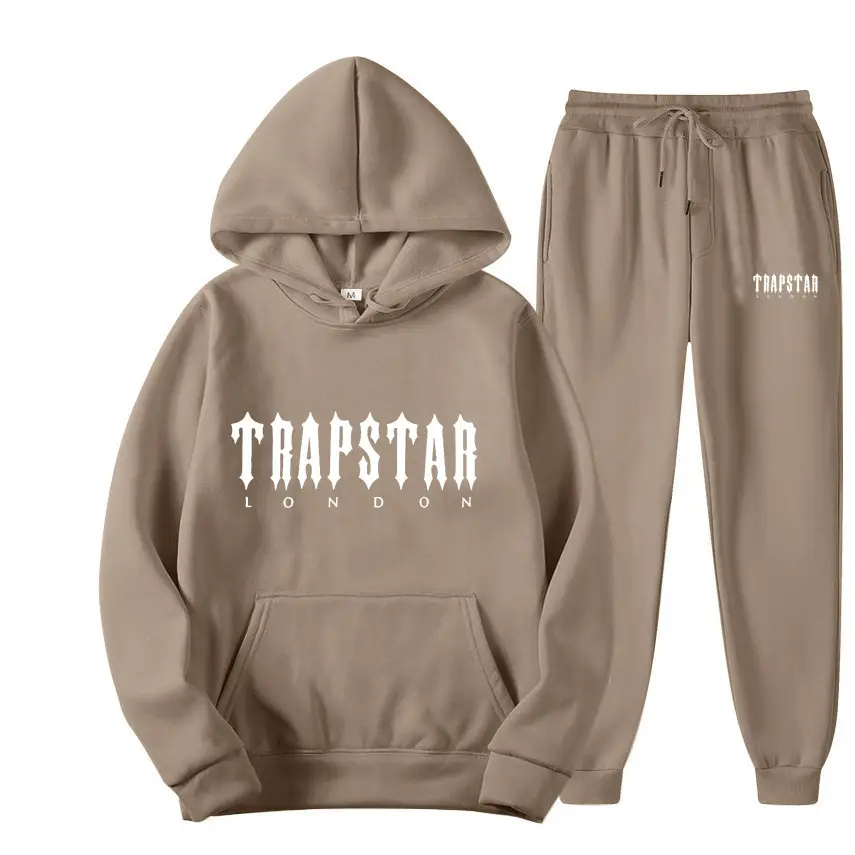 Men's Grey Trapstar Hoodie Sweatpants Set — feature 13