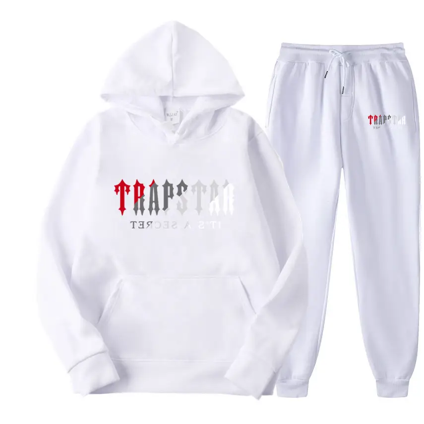 Men's Grey Trapstar Hoodie Sweatpants Set — feature 15