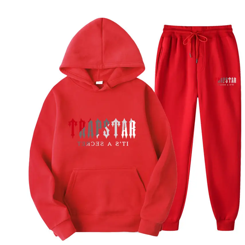 Men's Grey Trapstar Hoodie Sweatpants Set — feature 19