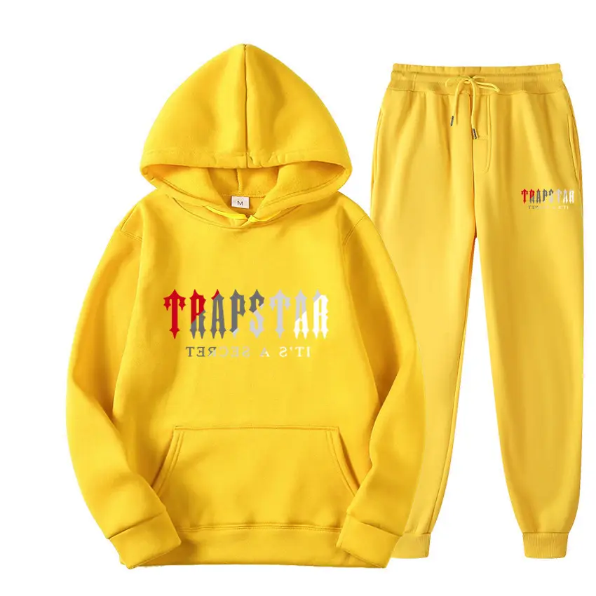 Men's Grey Trapstar Hoodie Sweatpants Set — feature 22