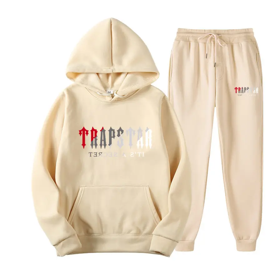 Men's Grey Trapstar Hoodie Sweatpants Set — feature 25