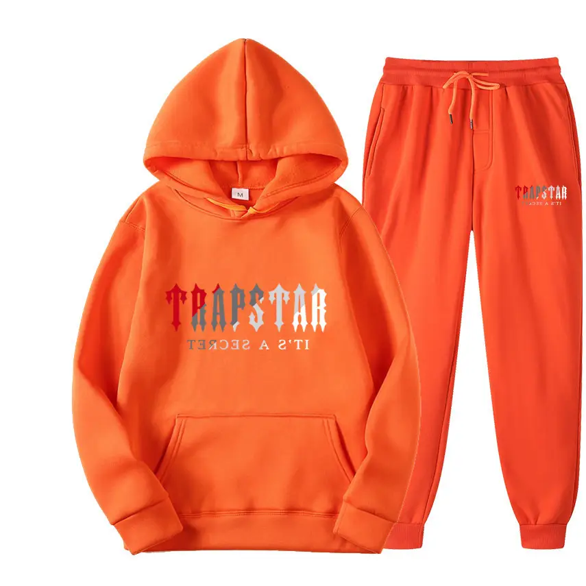 Men's Grey Trapstar Hoodie Sweatpants Set — feature 26