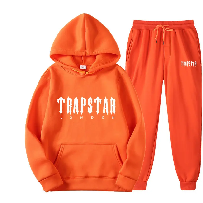 Men's Grey Trapstar Hoodie Sweatpants Set — feature 9