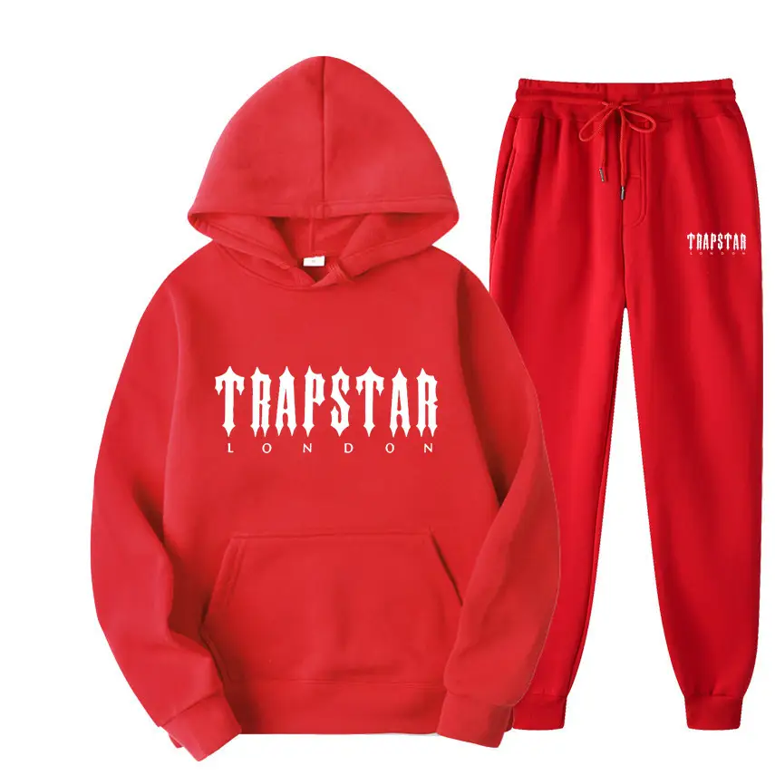 Men's Grey Trapstar Hoodie Sweatpants Set