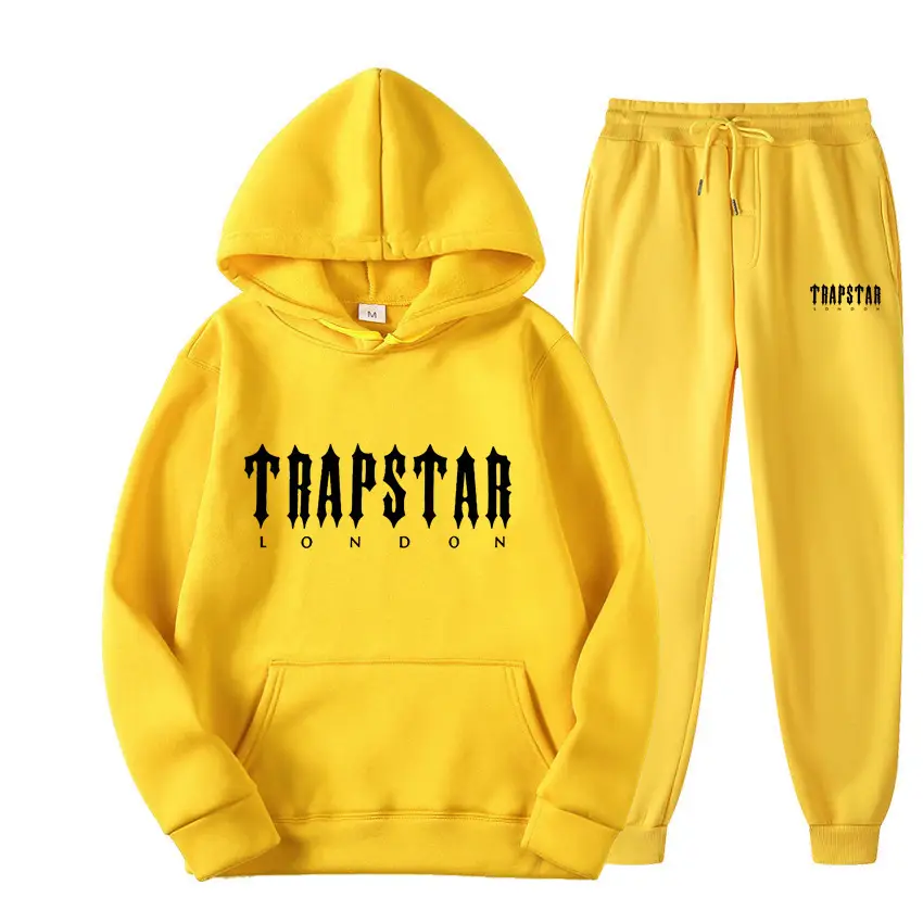 Men's Grey Trapstar Hoodie Sweatpants Set