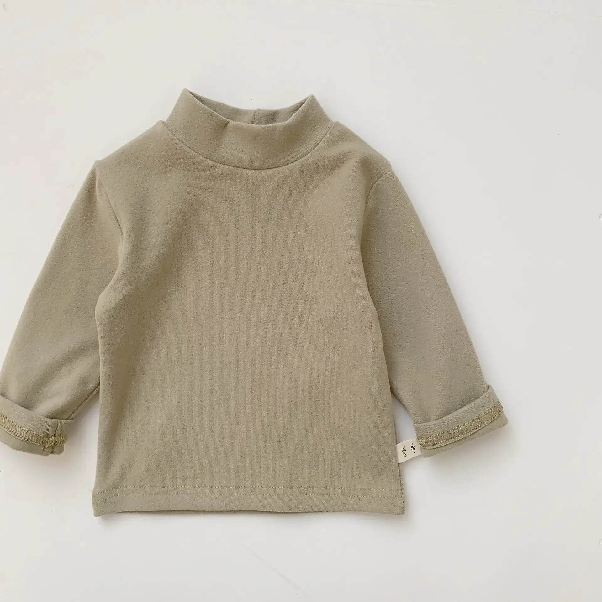 Children's Fleece Lined Base Shirt Pink Long Sleeve - Image 10