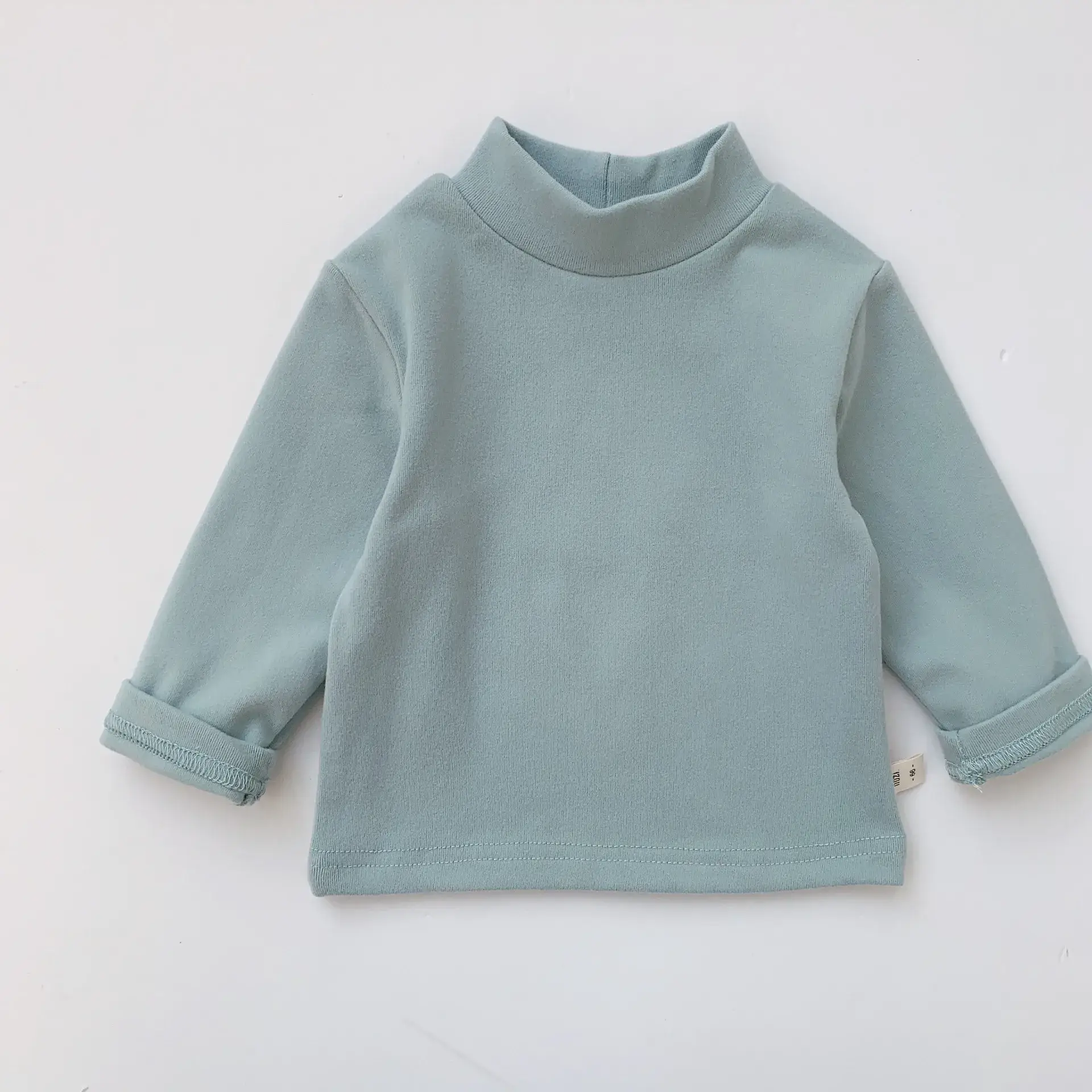 Children's Fleece Lined Base Shirt Pink Long Sleeve - Image 12