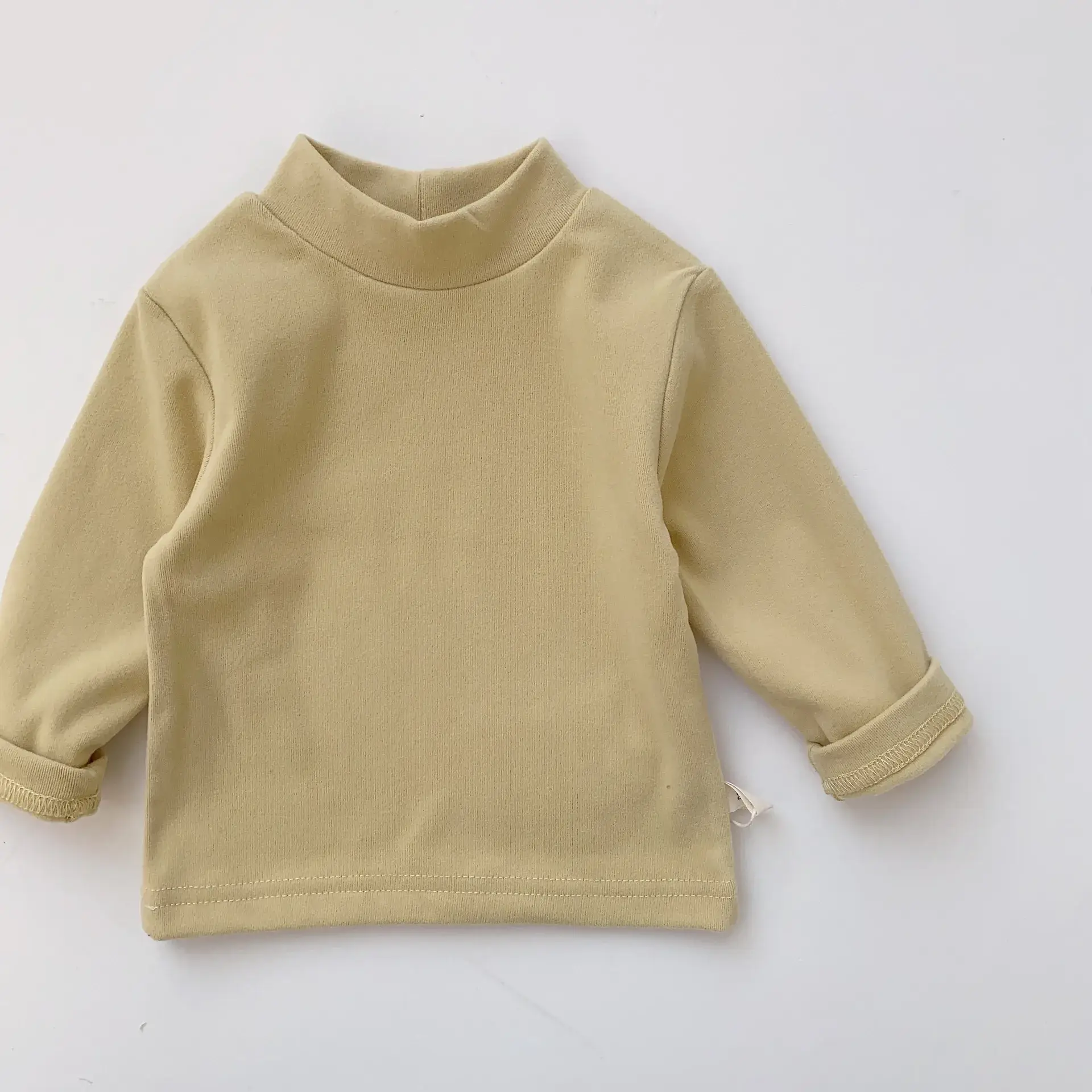 Children's Fleece Lined Base Shirt Pink Long Sleeve - Image 13
