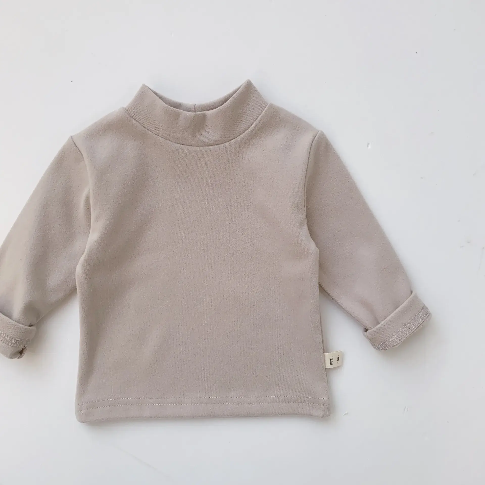 Children's Fleece Lined Base Shirt Pink Long Sleeve - Image 14