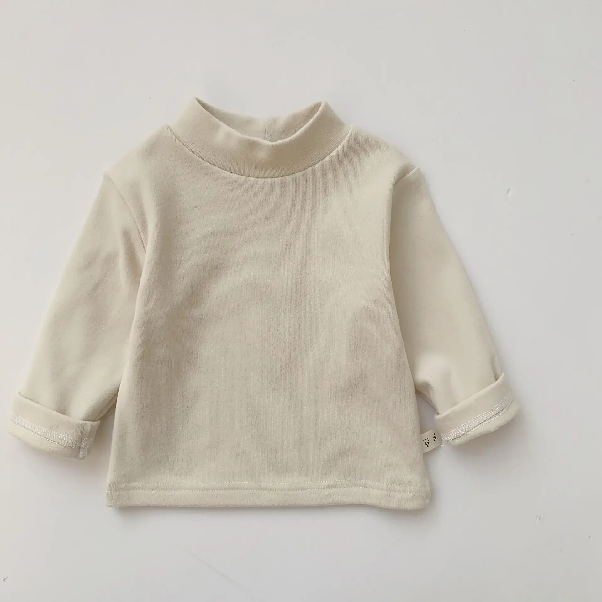 Children's Fleece Lined Base Shirt Pink Long Sleeve - Image 15