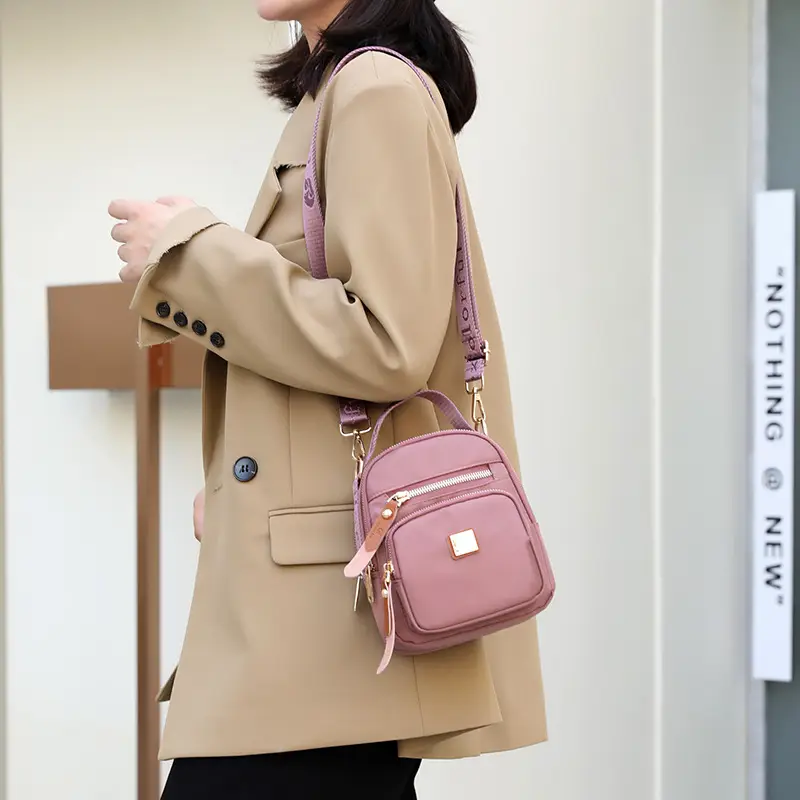 Women's Fox Leather Crossbody Bag with Phone Holder - Image 10