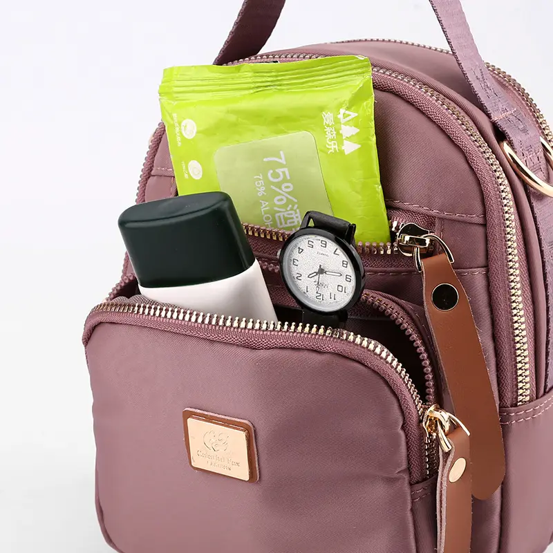 Women's Fox Leather Crossbody Bag with Phone Holder - Image 11