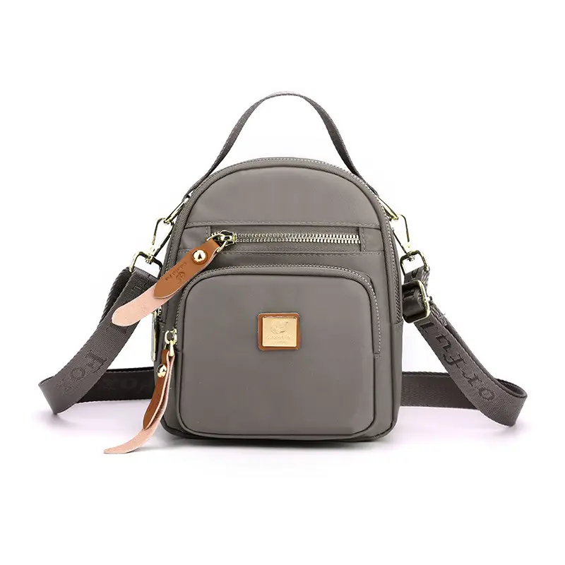 Women's Fox Leather Crossbody Bag with Phone Holder - Image 2