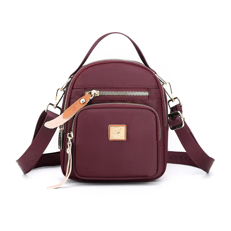 Women's Fox Leather Crossbody Bag with Phone Holder - Image 6