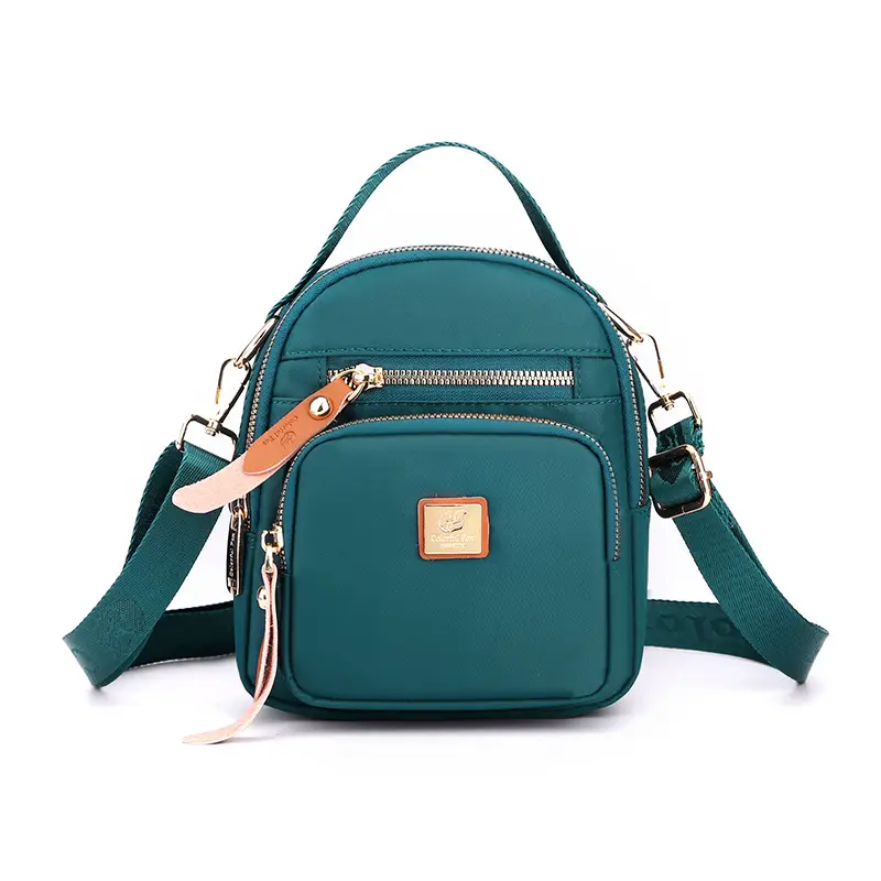 Women's Fox Leather Crossbody Bag with Phone Holder - Image 7