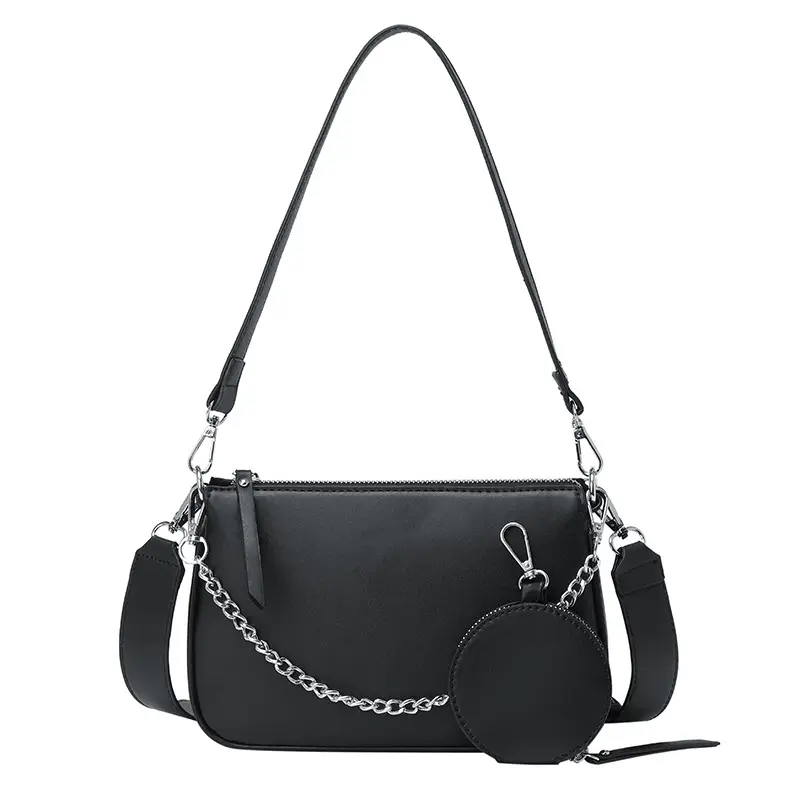 2025 Black Chain Shoulder Bag Hobo Armpit Design