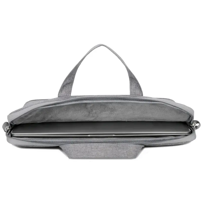 14-inch Laptop Shoulder Bag Grey Ultra-Thin - Image 11