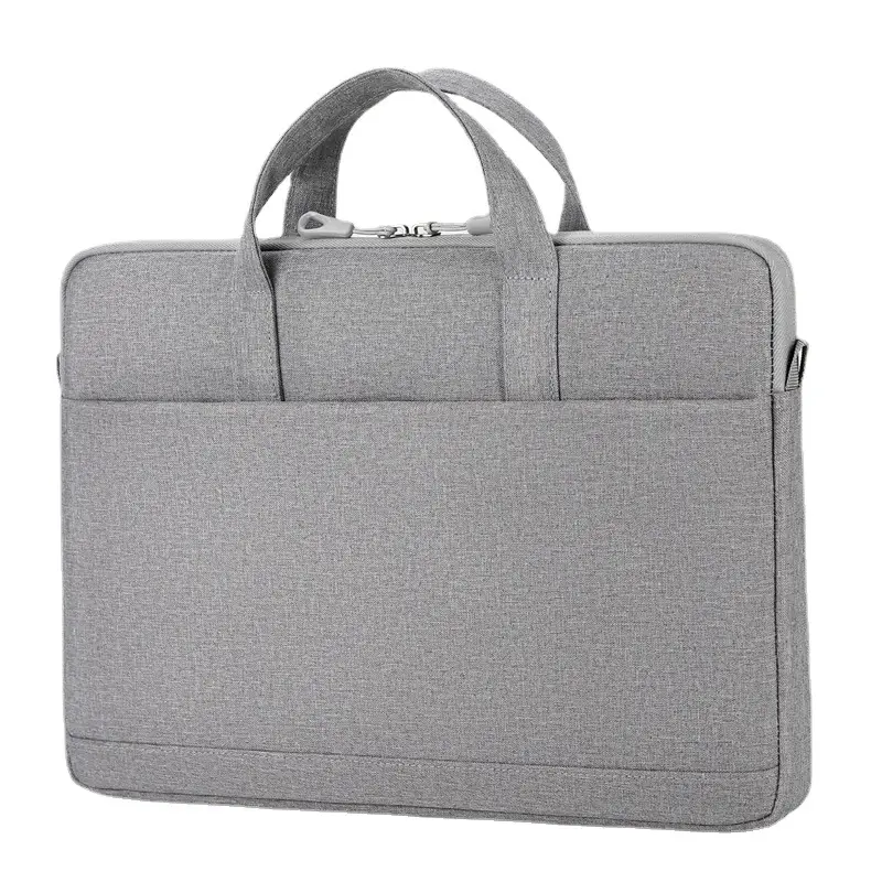 14-inch Laptop Shoulder Bag Grey Ultra-Thin - Image 13