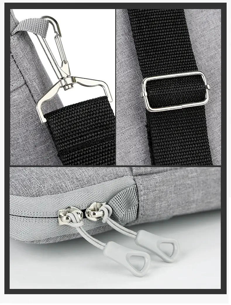 14-inch Laptop Shoulder Bag Grey Ultra-Thin — feature 11
