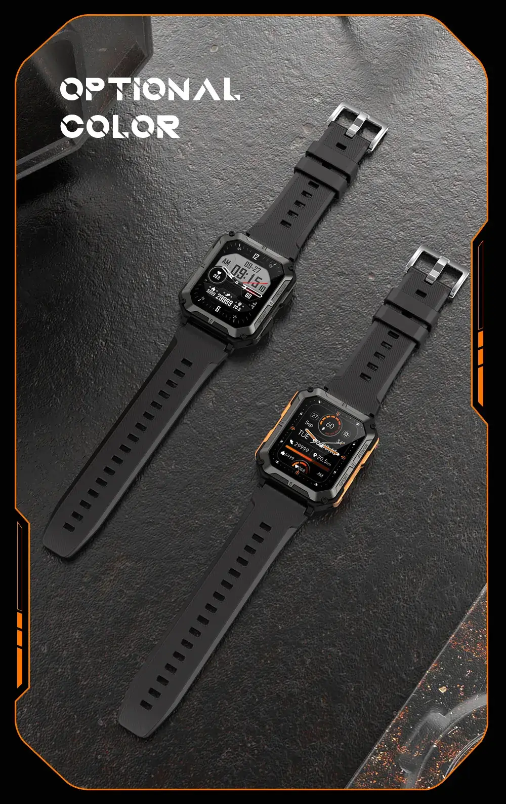 3D Bluetooth Smart Watch with IP68 Protection — feature 16