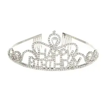 New European & American Birthday Headband with Crystal Letters — feature 18