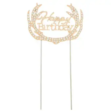 New European & American Birthday Headband with Crystal Letters — feature 23