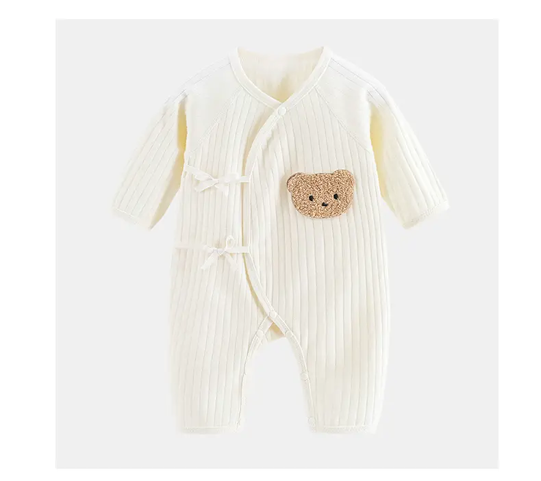 Newborn Cotton Butterfly Jumpsuit Set with Hat — feature 8