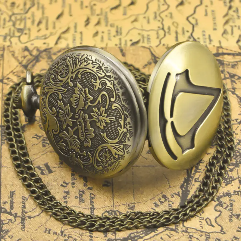 Vintage Quartz Pocket Watch for Boys Girls Antique Gift — feature 12