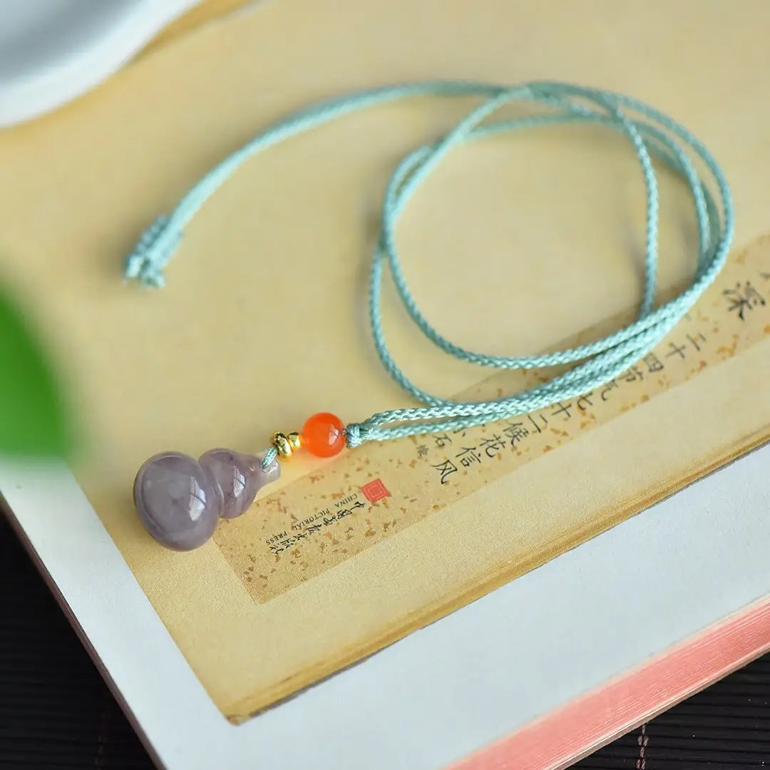 Natural Gold Silk Jade Gourd Pendant Xinjiang Color — feature 16