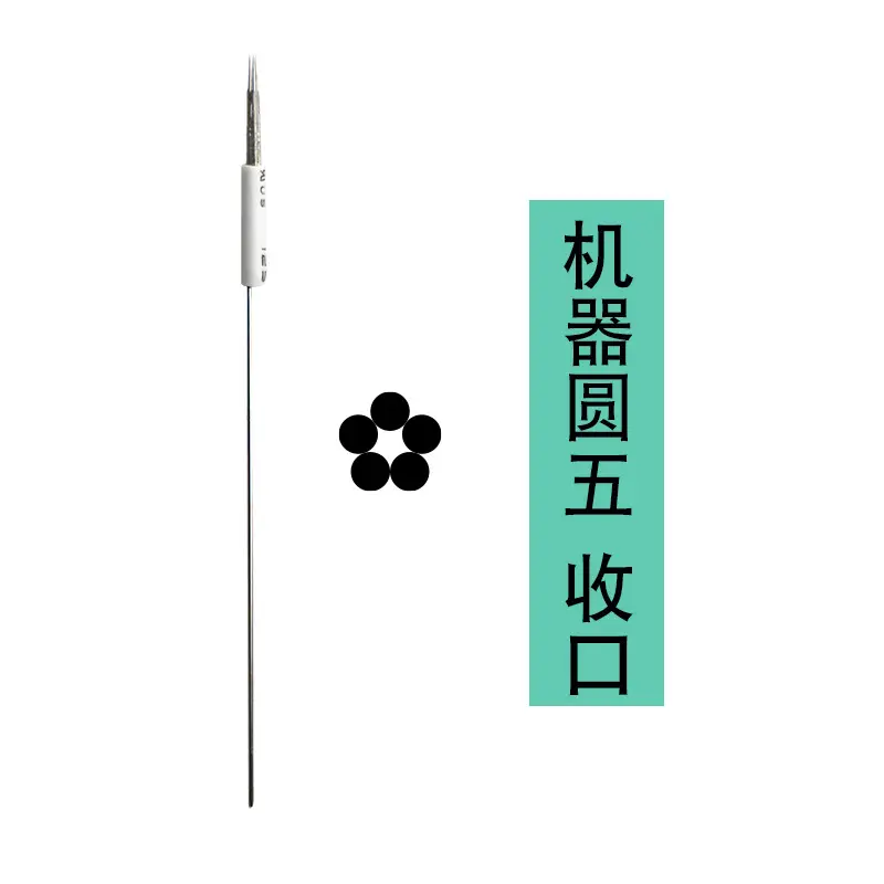 Half Threading Tattoo Needle Cap Large Round 3 Needle