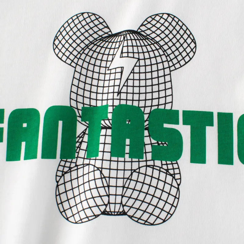 27Kids White T-Shirt with "Fantastic" Graphic