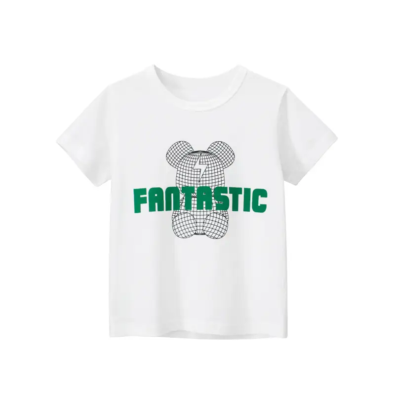 27Kids White T-Shirt with "Fantastic" Graphic