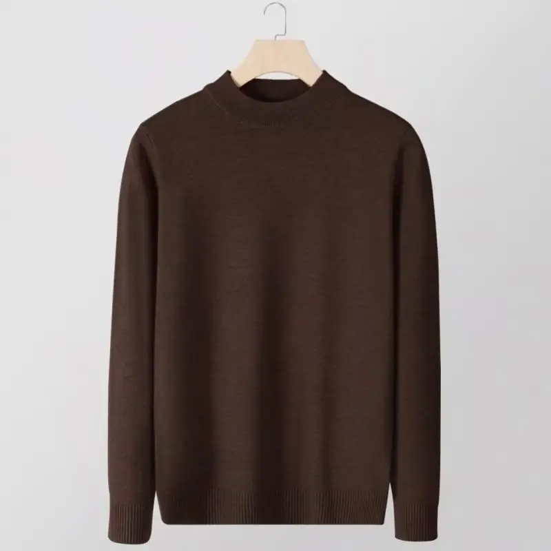 Men's Warm Turtleneck Sweater Autumn Winter Outerwear