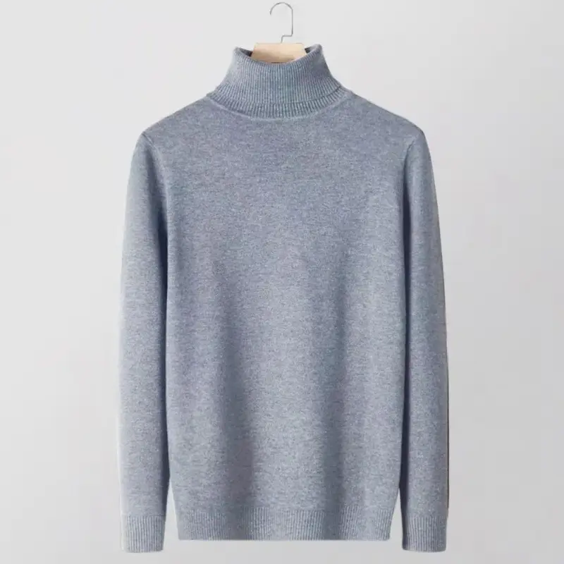 Men's Warm Turtleneck Sweater Autumn Winter Outerwear