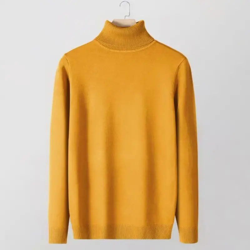 Men's Warm Turtleneck Sweater Autumn Winter Outerwear