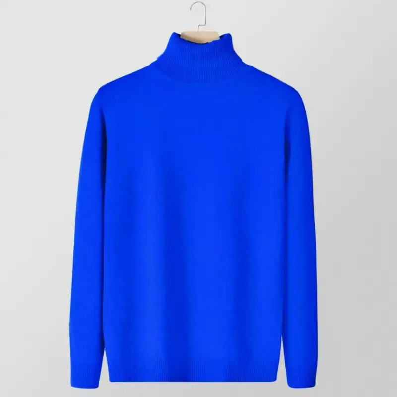 Men's Warm Turtleneck Sweater Autumn Winter Outerwear