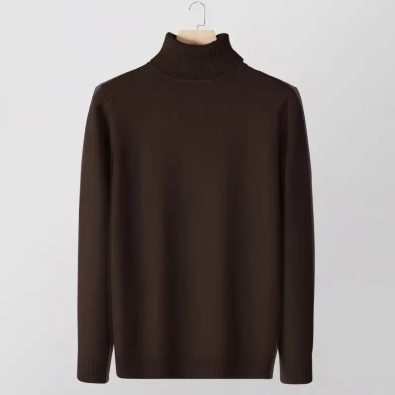 Men's Warm Turtleneck Sweater Autumn Winter Outerwear