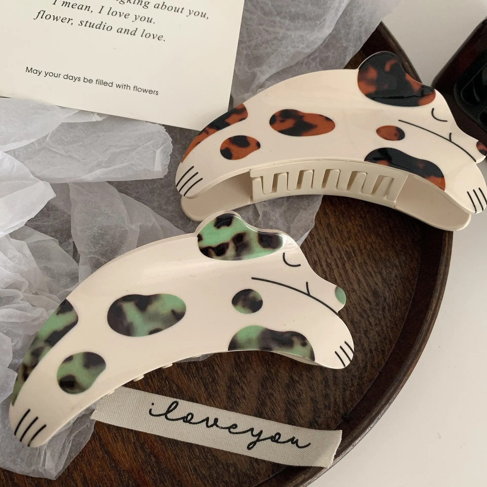 Cute Cartoon Dalmatian Hair Clip for Women Autumn Winter — feature 16