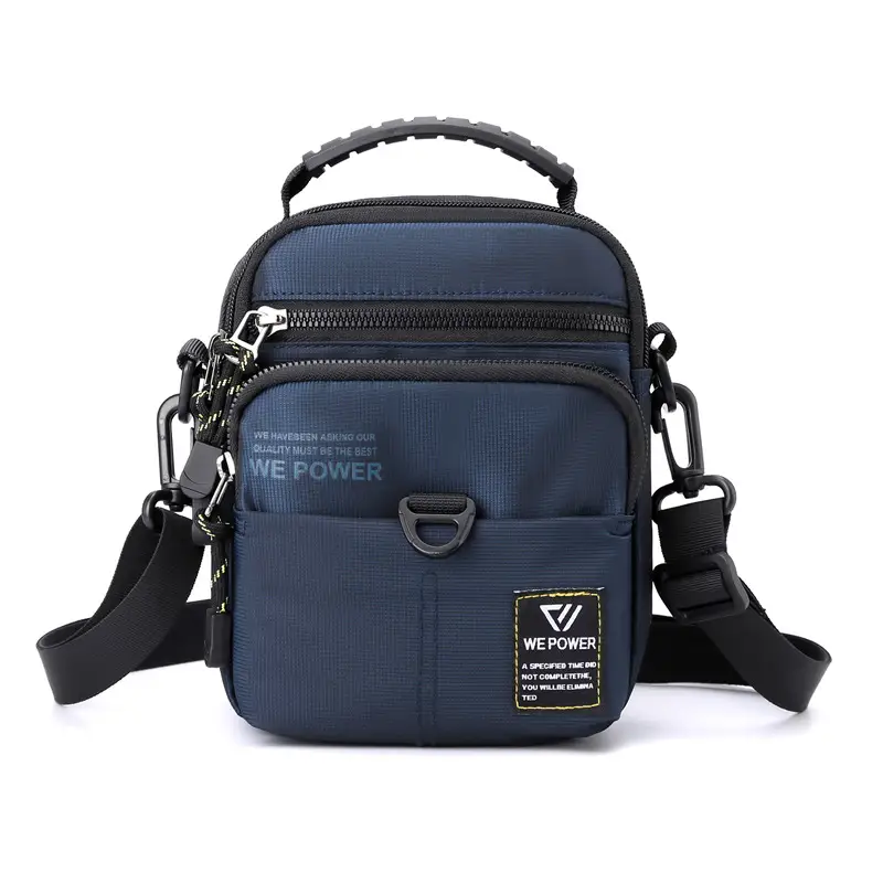 Men's Black Water-Resistant Crossbody Bag - Image 3