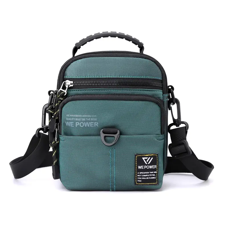 Men's Black Water-Resistant Crossbody Bag - Image 4