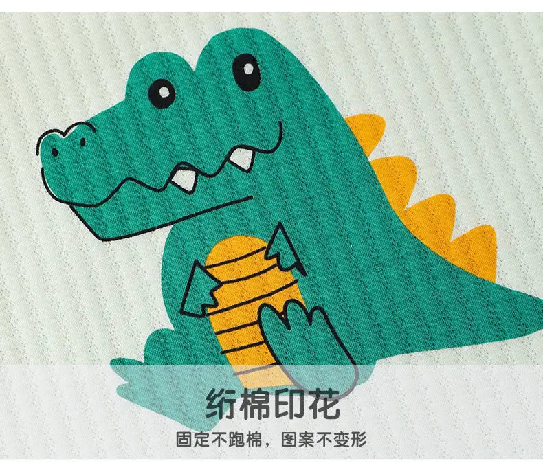 Infant Quilted Onesie with Dinosaur Print — feature 16